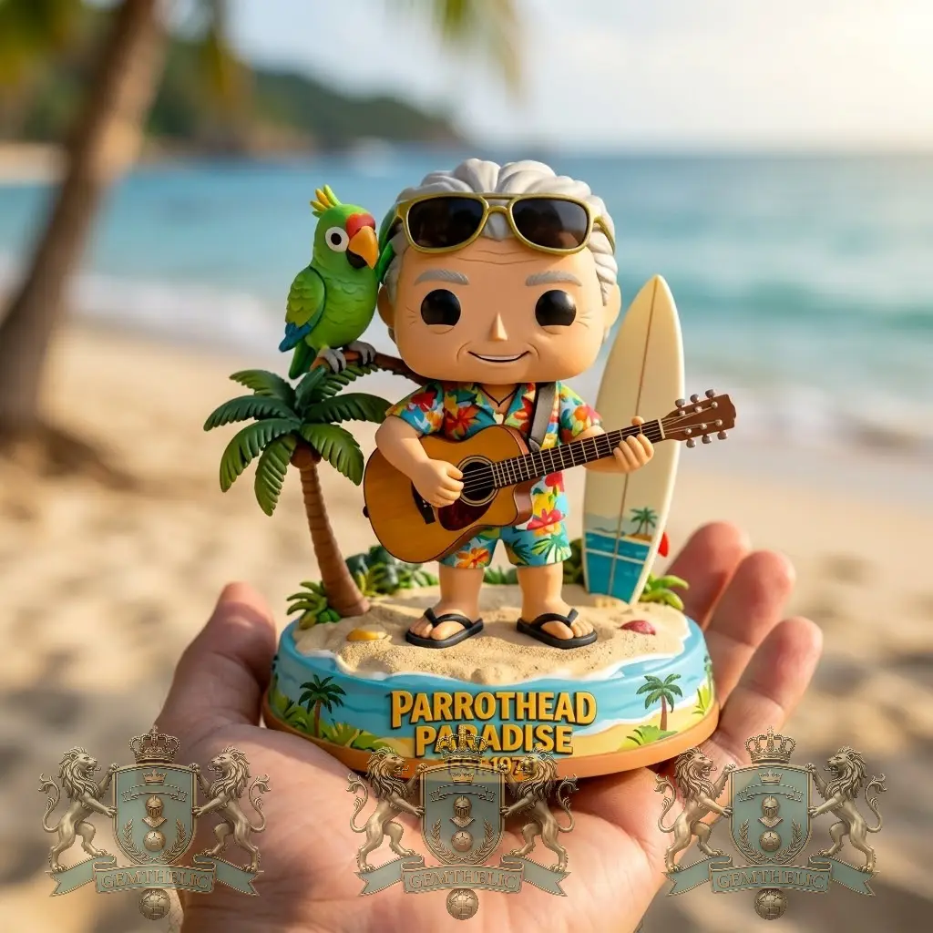 Jimmy Buffett Parrothead Paradise Est 1970 Vinyl Figure