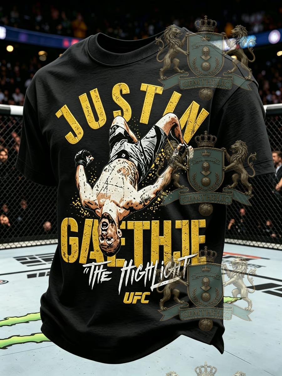 Justin Gaethje The Highlight UFC Fighter T-Shirt