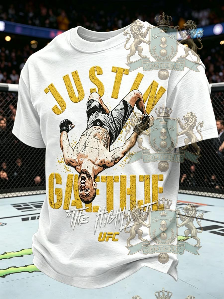 Justin Gaethje The Highlight UFC Fighter T-Shirt