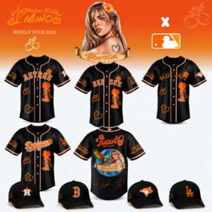 Karol G Viajando Por El Mundo Tropitour 2026 MLB Jersey