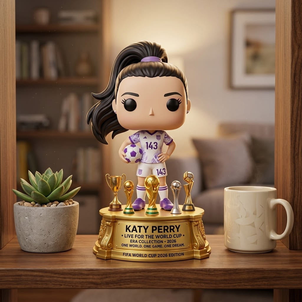 Katy Perry FIFA World Cup 2026 Era Edition Funko Pop - Detail View