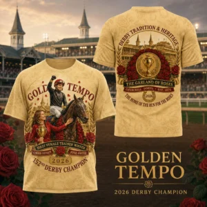 Kentucky Derby Golden Tempo 2026 152nd Derby Champion T-Shirt