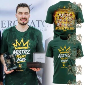 Legia Koszykówka Polish Basketball Champion 2026 T-Shirt
