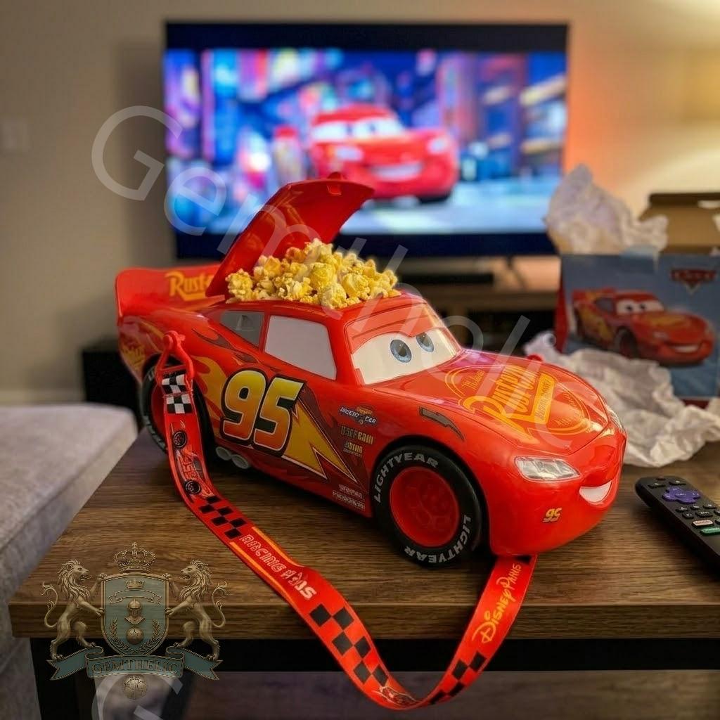 Lightning McQueen #95 Rust-eze Piston Cup Popcorn Bucket