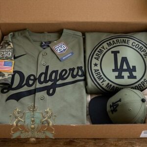 Los Angeles Dodgers Military Appreciation Night America 250 Baseball Jersey