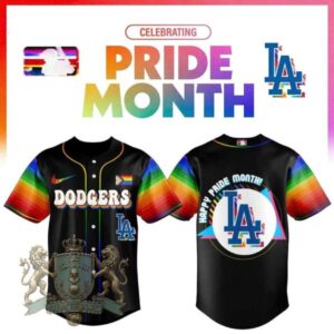 Los Angeles Dodgers Pride Month Baseball Jersey