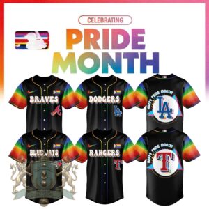 Los Angeles Dodgers Pride Month Baseball Jersey
