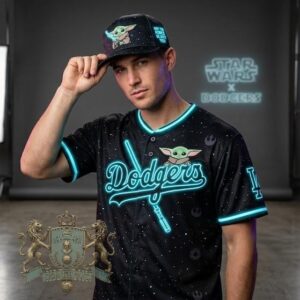 Los Angeles Dodgers Star Wars Baseball Jersey