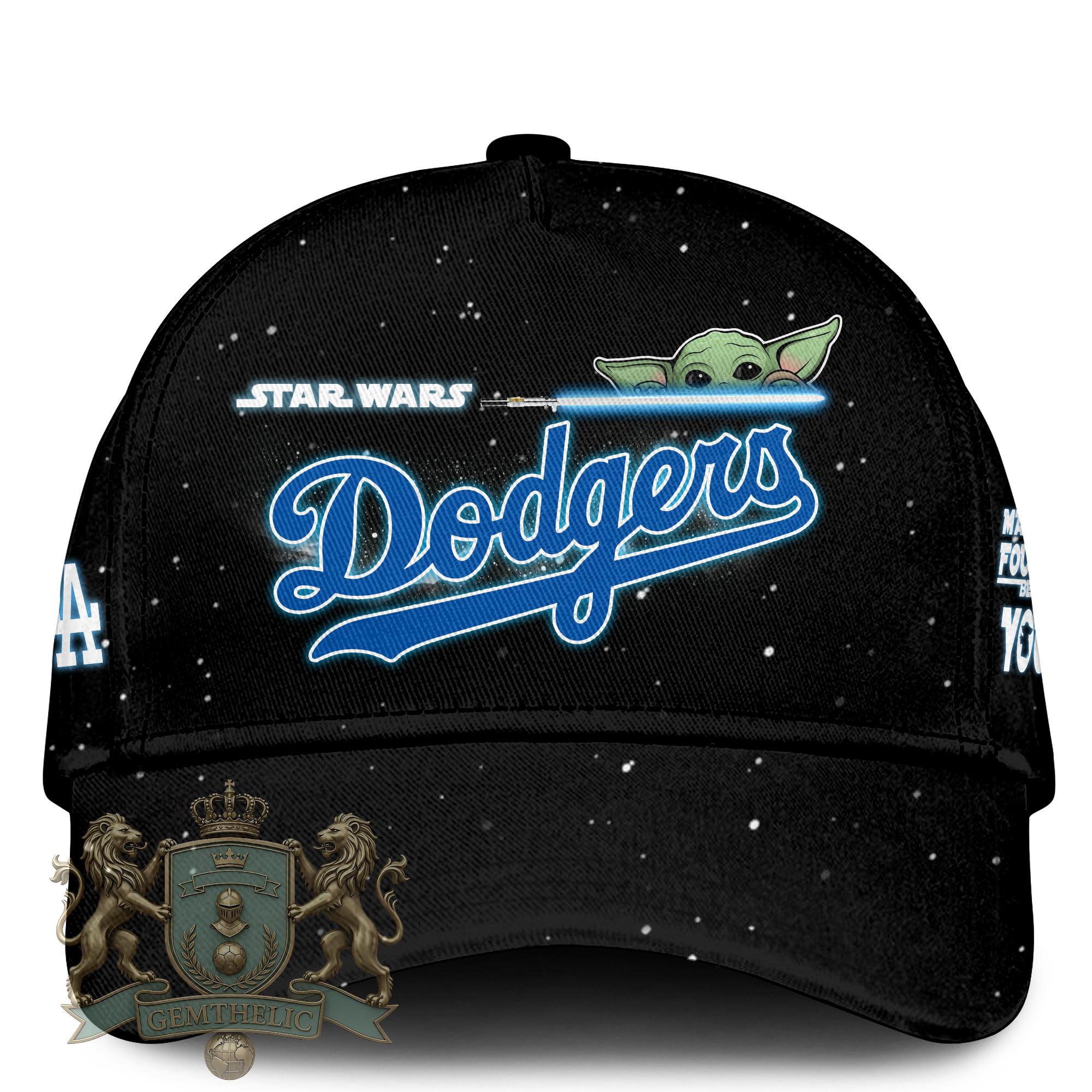 Los Angeles Dodgers Star Wars Baseball Jersey - Detail View