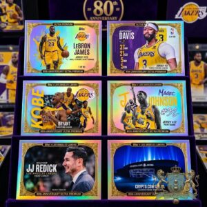 Los Angeles Lakers 80th Anniversary Trading Cards