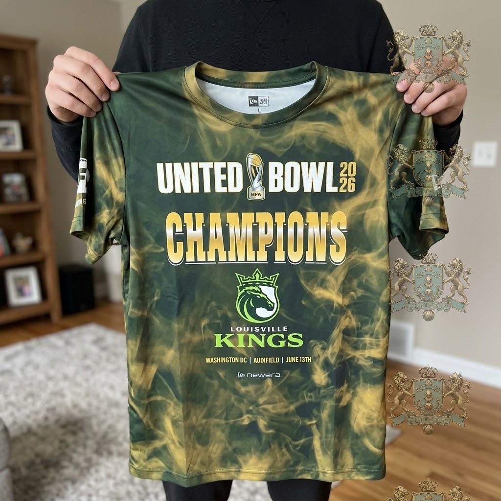 Louisville Kings United Bowl 2026 Champions T-Shirt