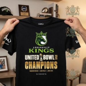 Louisville Kings United Bowl 2026 Champions Washington DC T-Shirt