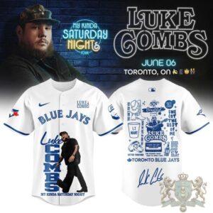 Luke Combs Toronto Blue Jays My Kinda Saturday Night Tour Jersey