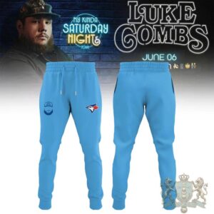 Luke Combs Toronto Blue Jays My Kinda Saturday Night Tour T-Shirt