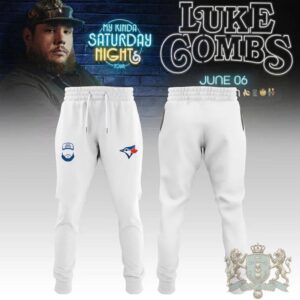 Luke Combs Toronto Blue Jays My Kinda Saturday Night Tour T-Shirt