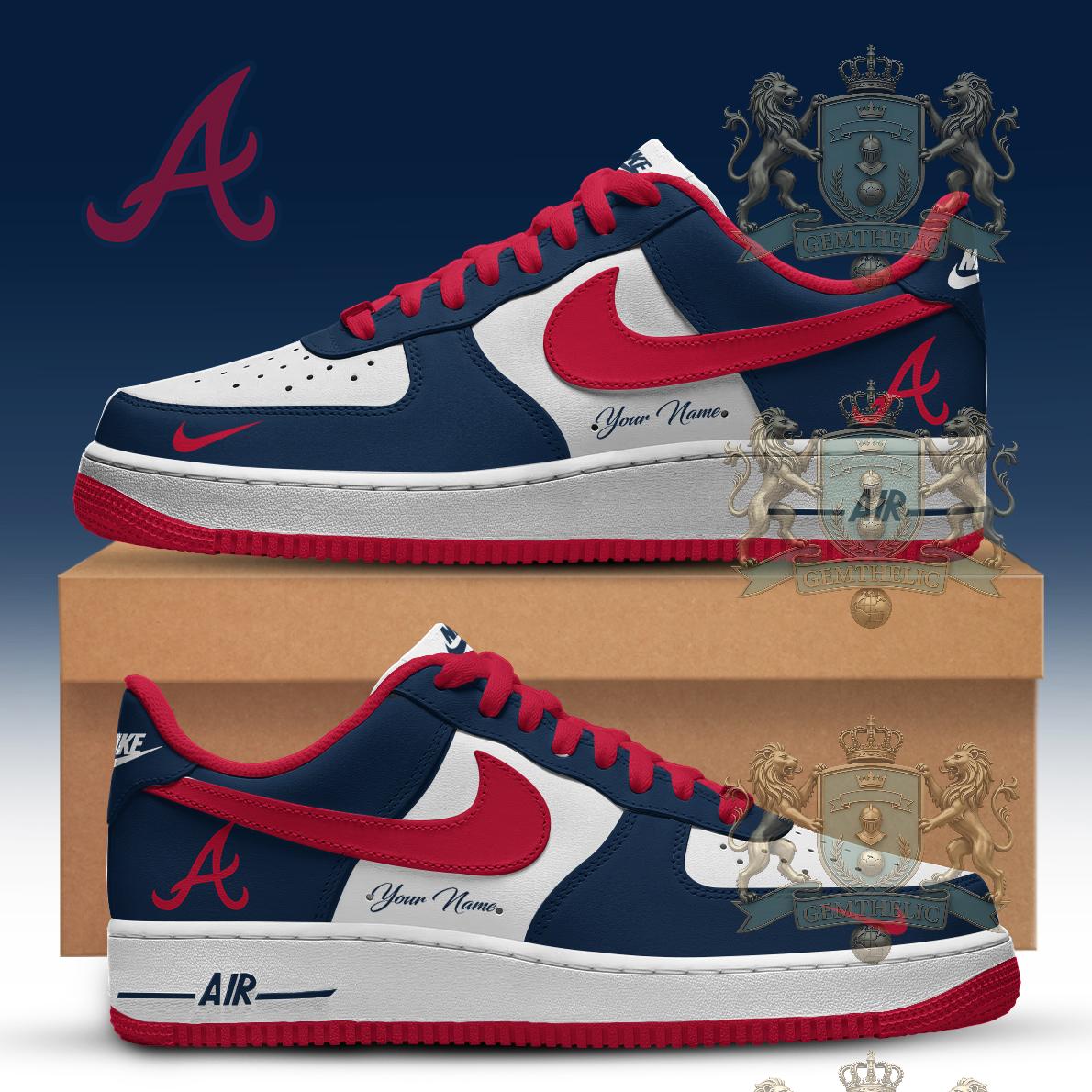 Major League Baseball All Teams Personalized Name Sneakers - Detail View