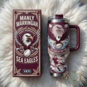 Manly Warringah Sea Eagles Day One Vintage Rugby League Tumbler