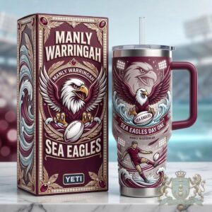 Manly Warringah Sea Eagles Day One Vintage Rugby League Tumbler
