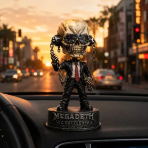 Megadeth Vic Rattlehead 43 Years Legacy Bobblehead Figure