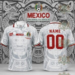 Mexico National FIFA World Cup France Soccer Jersey