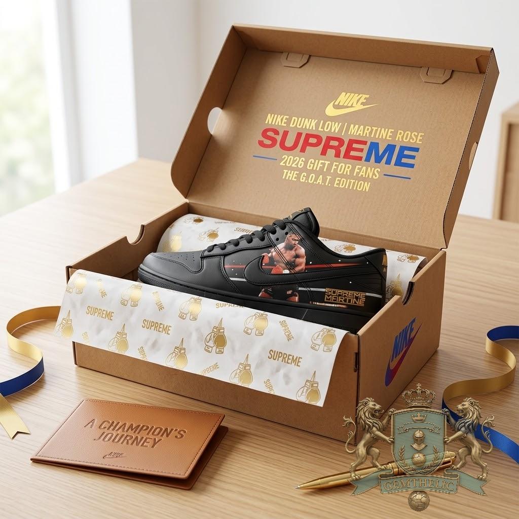 Mike Tyson Boxing Legend Supreme Martine Nike Dunk Sneaker