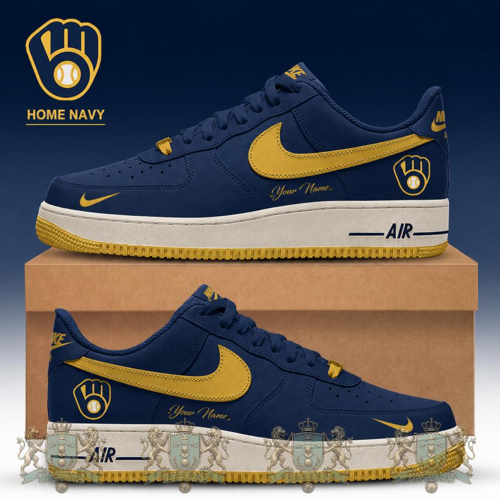 Milwaukee Brewers Custom AF1 Sneakers