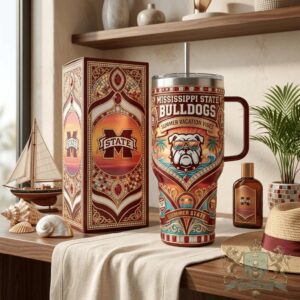 Mississippi State Bulldogs Summer Vacation Vibes Tumbler