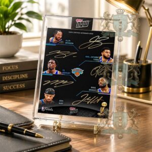 NBA Basketball Topps Now Autograph Display Plaque