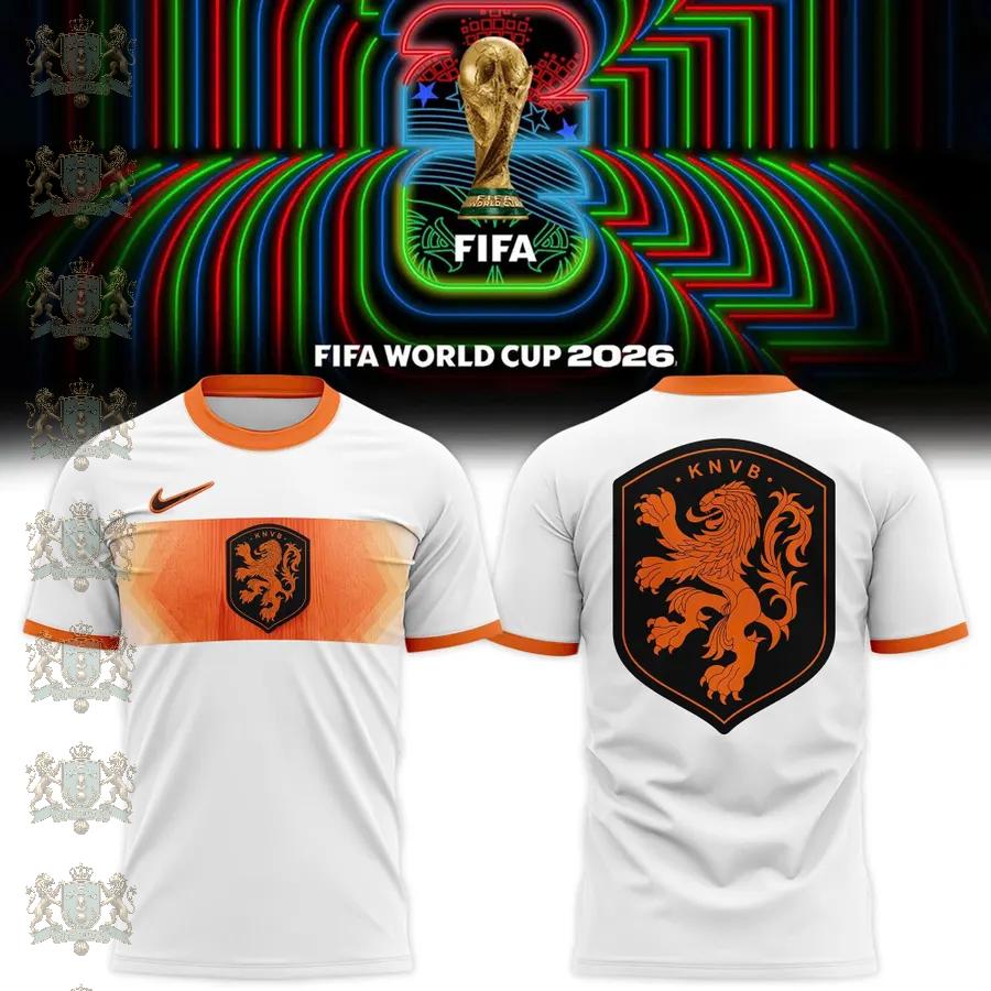 Netherlands National Football Team FIFA World Cup 2026 T-Shirt - Detail View