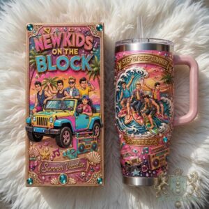 New Kids On The Block Summer Vacation Tumbler