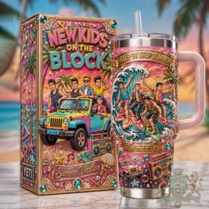 New Kids On The Block Summer Vacation Tumbler