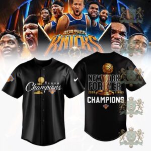 New York Knicks 2026 Finals Champions Baseball Jersey