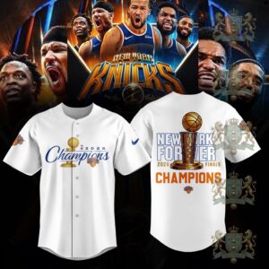 New York Knicks 2026 Finals Champions Baseball Jersey