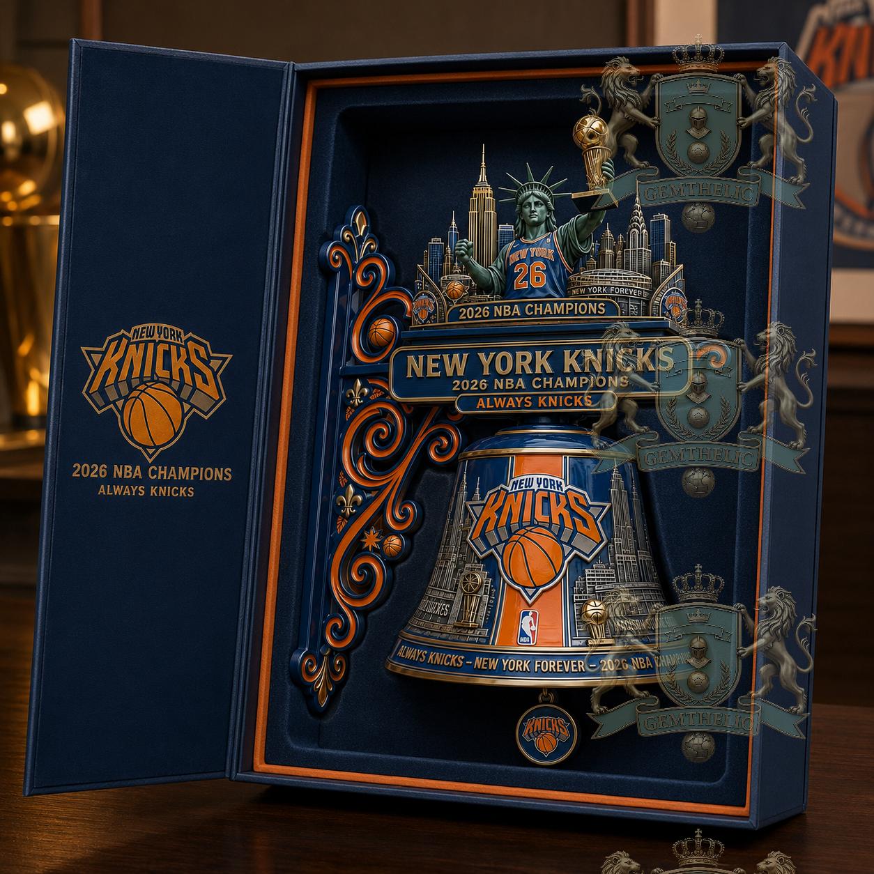 New York Knicks 2026 NBA Champions Commemorative Bell