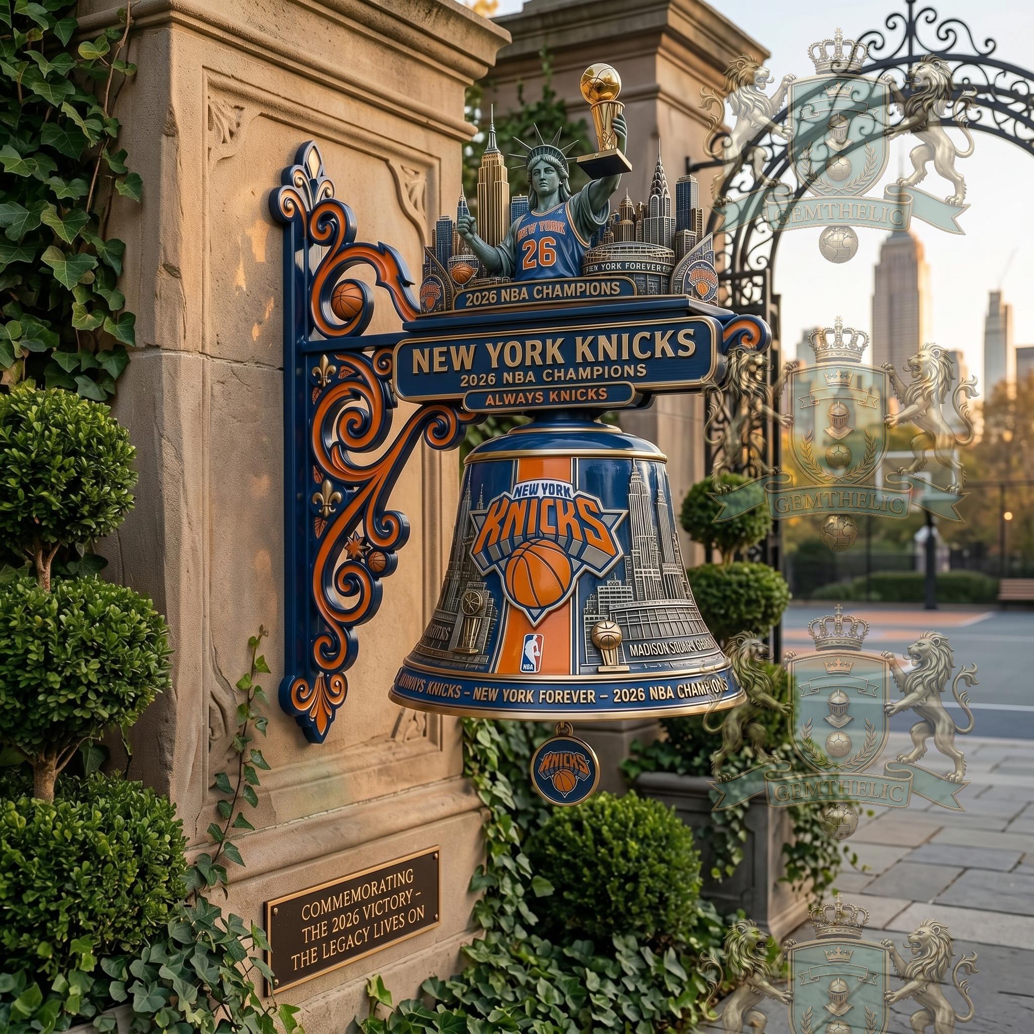 New York Knicks 2026 NBA Champions Commemorative Bell
