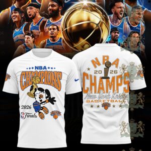 New York Knicks 2026 NBA Champions T-Shirt