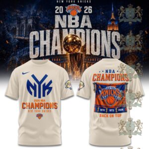 New York Knicks 2026 NBA Champions T-Shirt