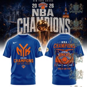 New York Knicks 2026 NBA Champions T-Shirt