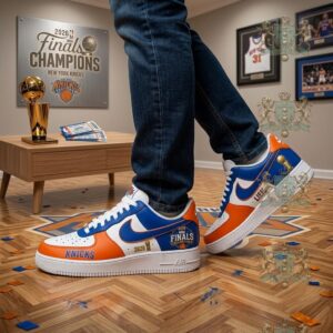 New York Knicks 2026 NBA Finals Champions Air Force 1