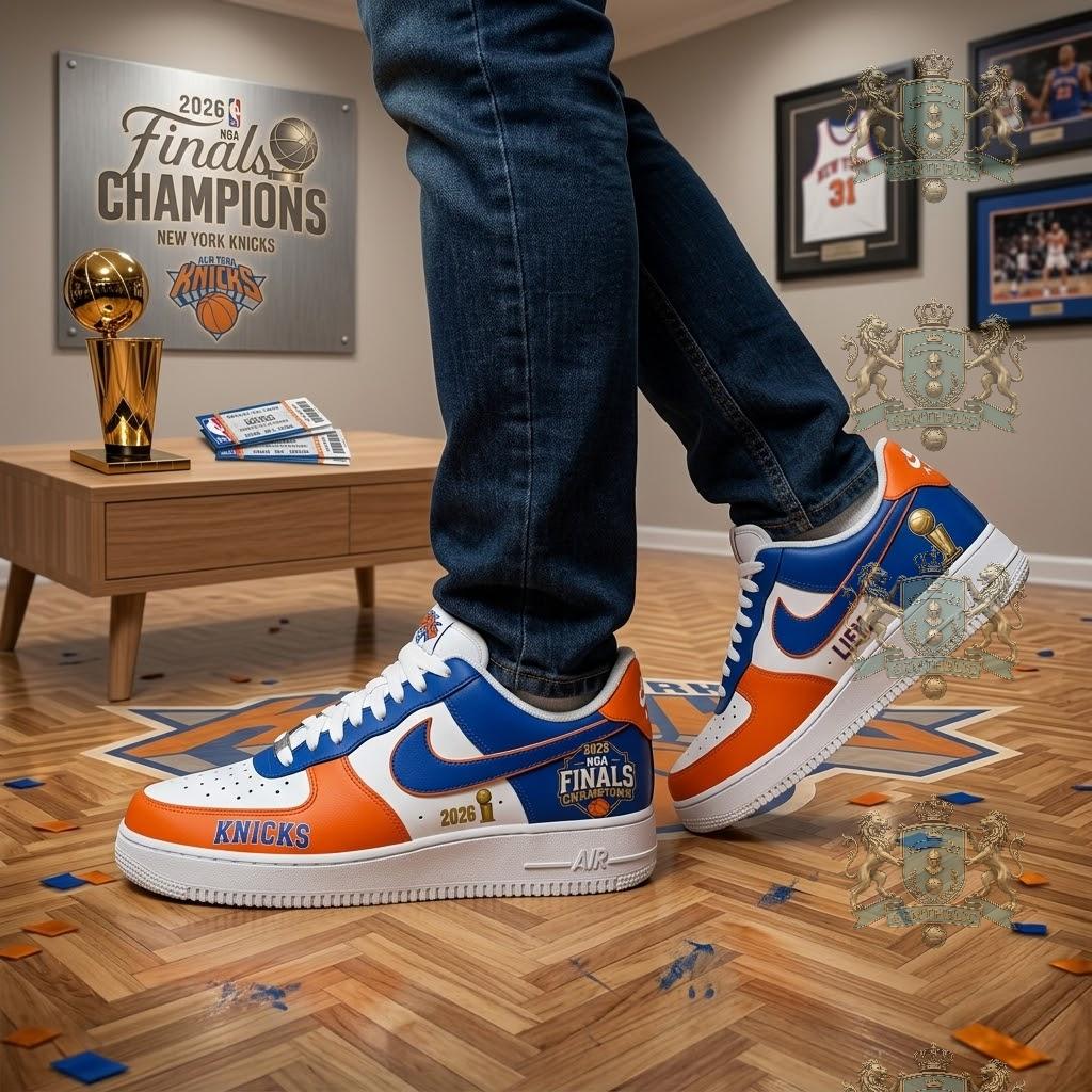 New York Knicks 2026 NBA Finals Champions Air Force 1