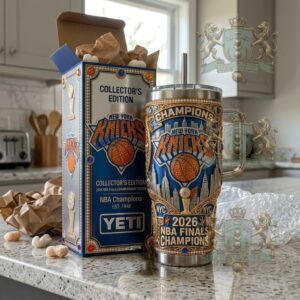New York Knicks 2026 NBA Finals Champions Tumbler