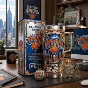 New York Knicks 2026 NBA Finals Champions Tumbler