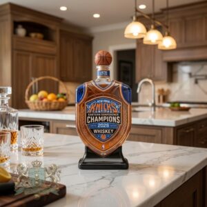 New York Knicks Eastern Conference Champions 2026 Whiskey Bottle