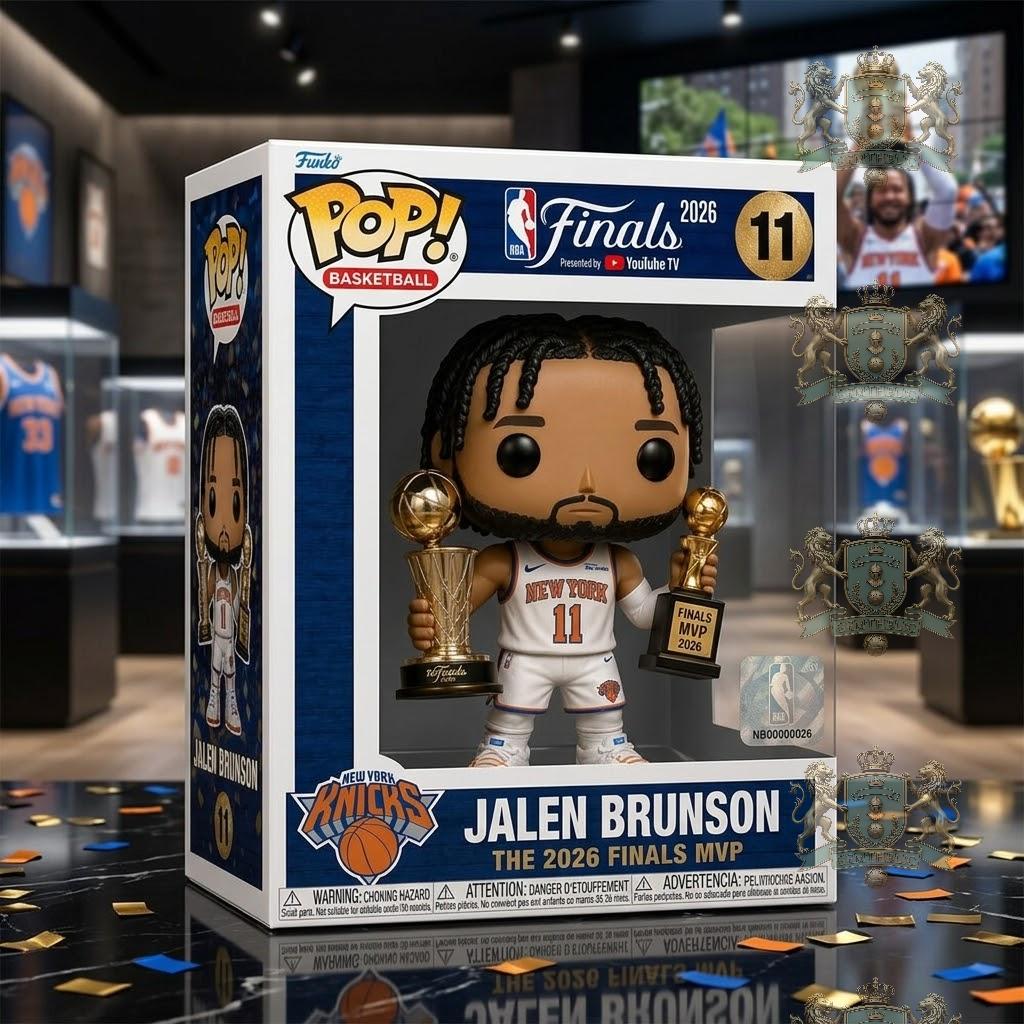 New York Knicks Jalen Brunson 2026 Finals MVP Funko Pop - Front View