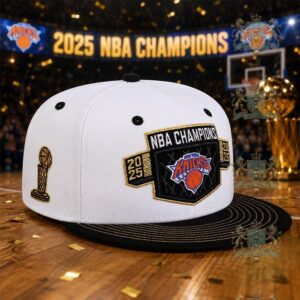 New York Knicks NBA Champions 2025 Snapback Hat