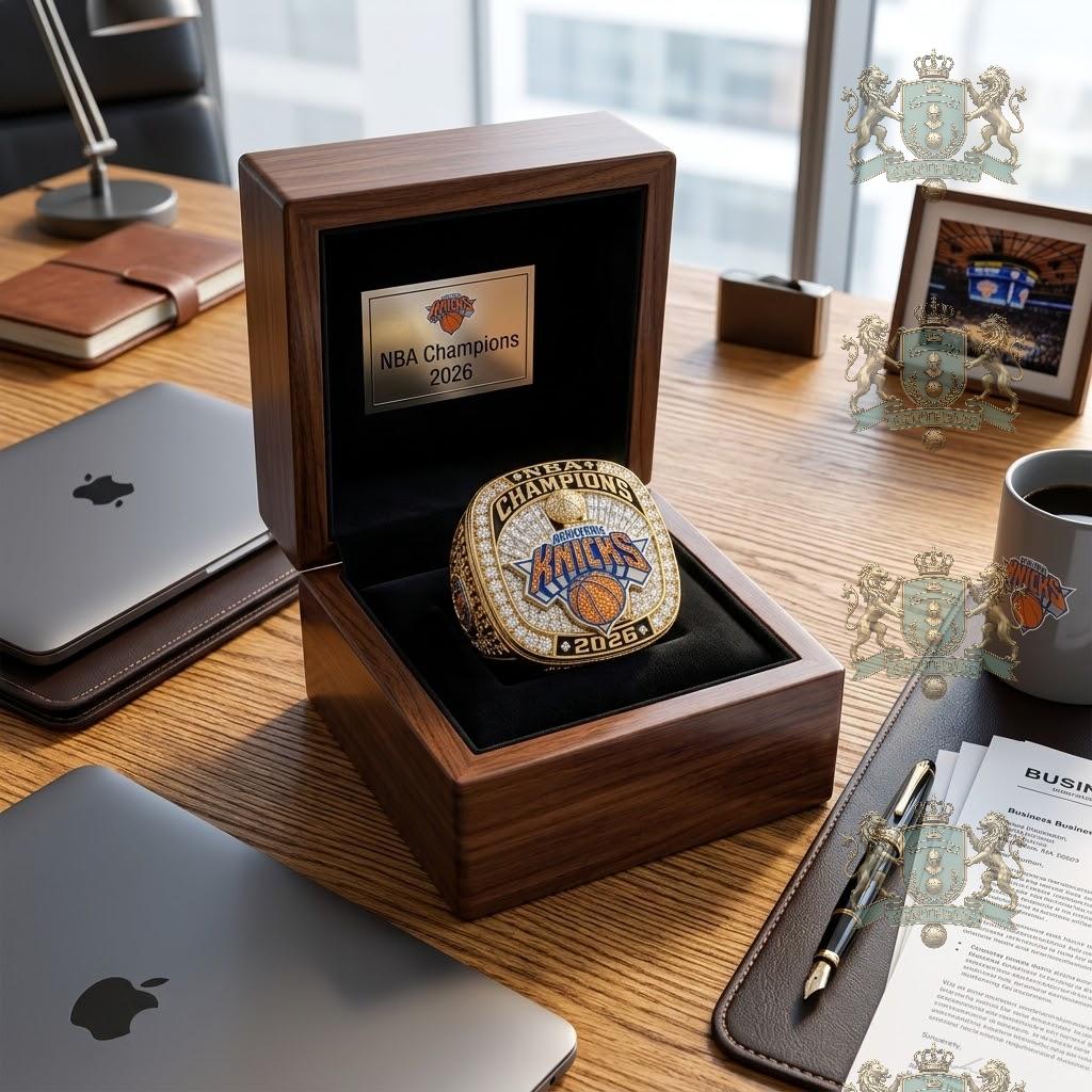 New York Knicks NBA Champions 2026 Championship Ring - Detail View