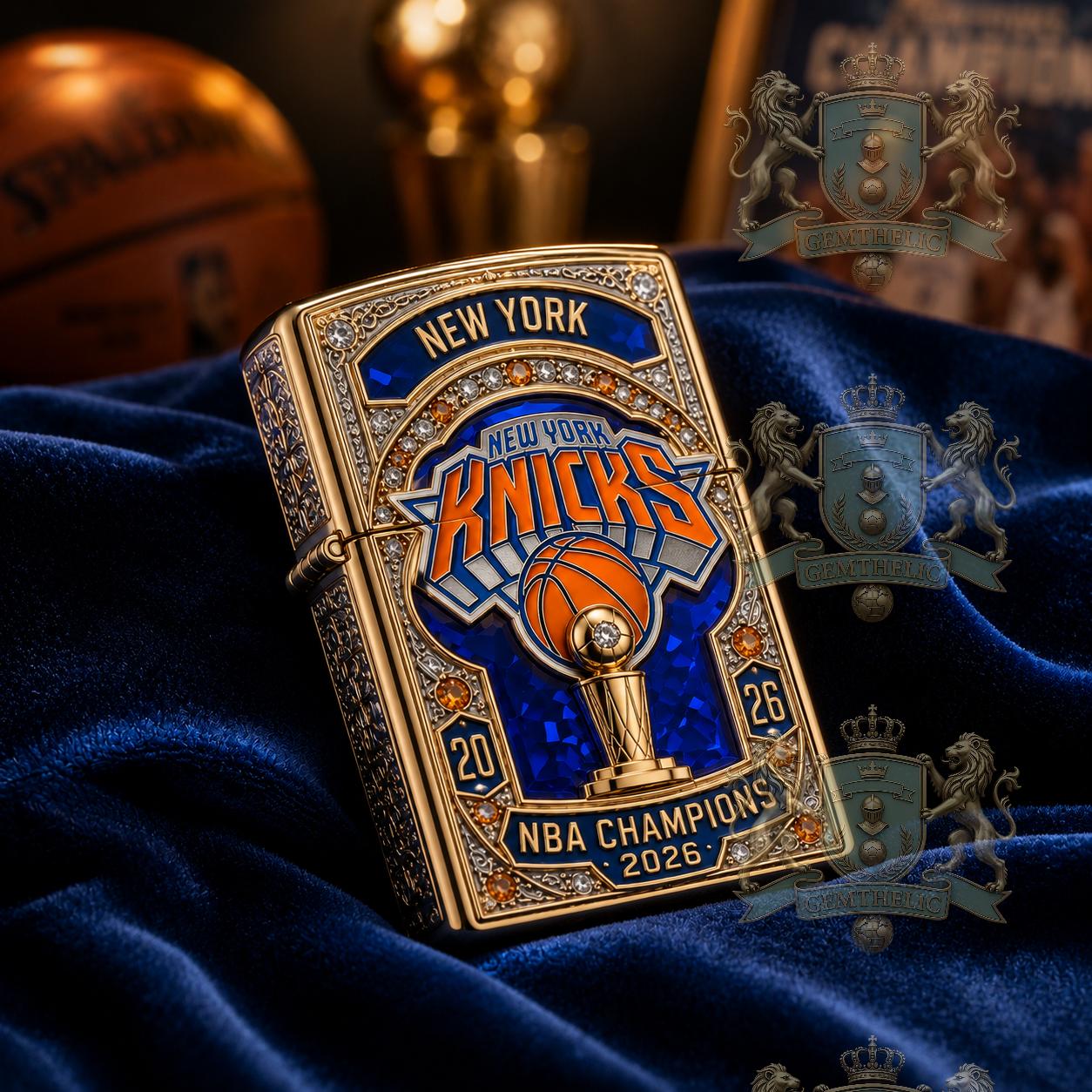 New York Knicks NBA Champions 2026 Championship Zippo Lighter