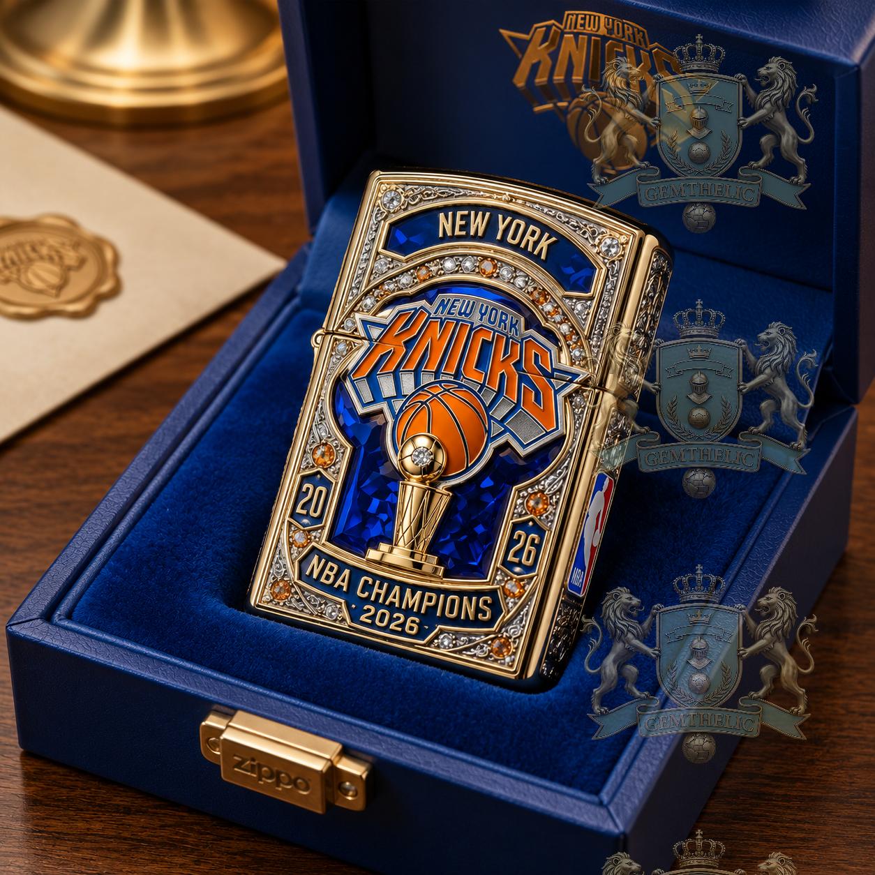 New York Knicks NBA Champions 2026 Championship Zippo Lighter