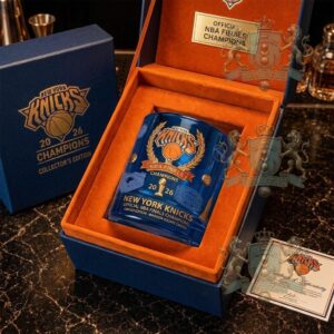 New York Knicks NBA Finals Champions 2026 Whiskey Glass