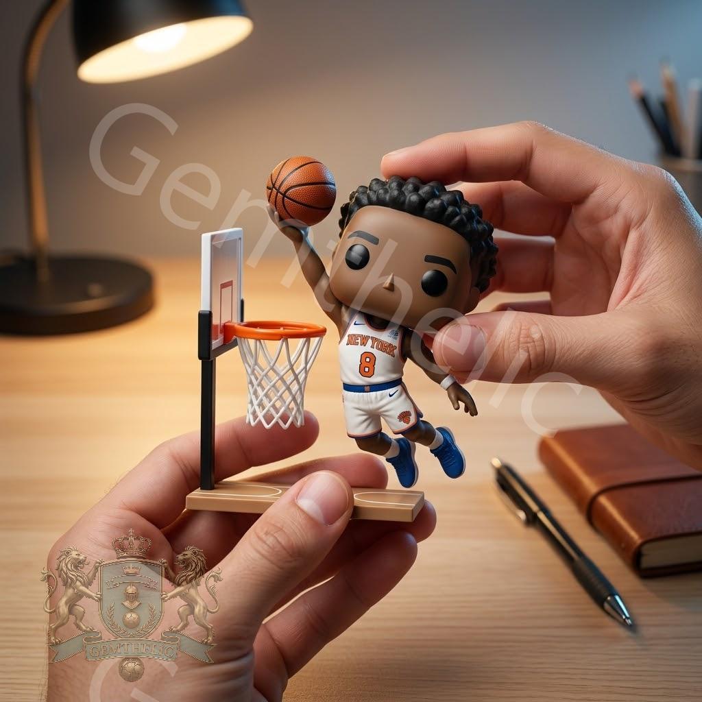 New York Knicks OG Anunoby NBA 2026 Finals Funko Pop - Detail View